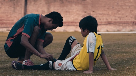 young athlete sports injury